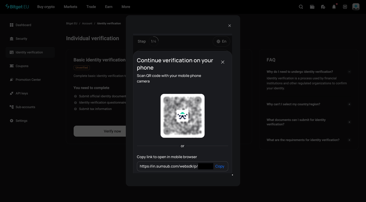 How to Complete KYC on Bitget EU: A Step-by-Step Guide for New Users image 13