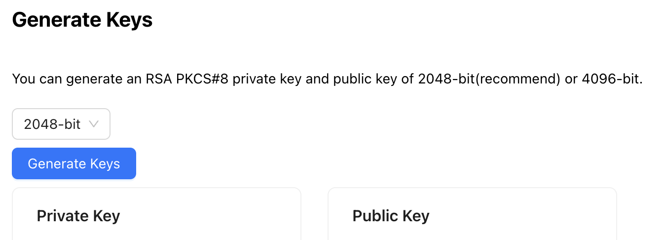 How to create an RSA key pair on Bitget EU