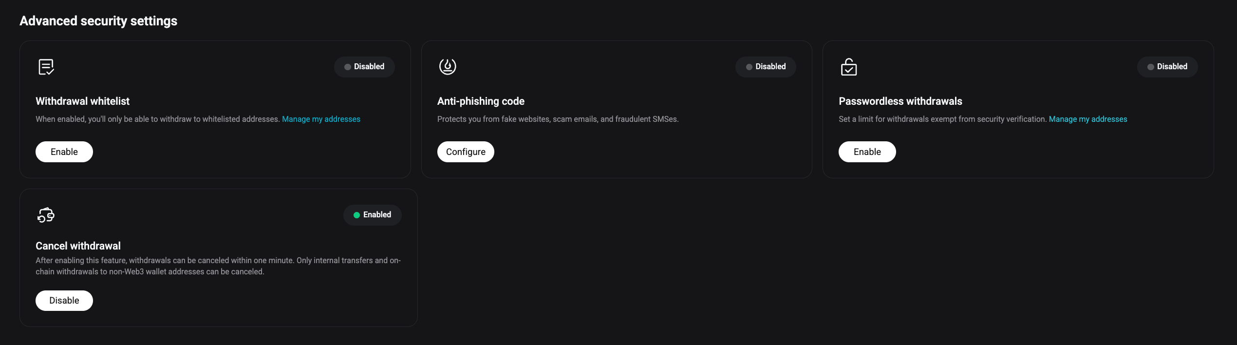 How to Manage Withdrawal Settings on My Bitget EU Account?