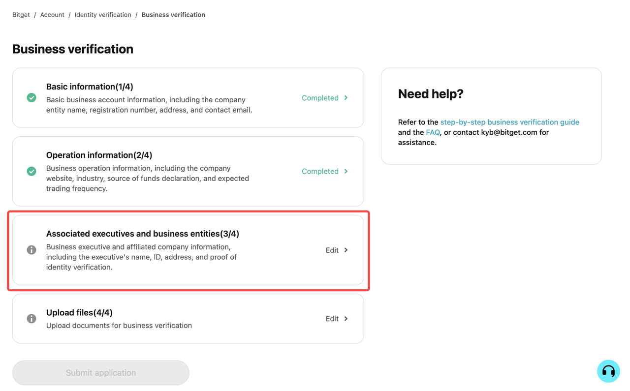 How to Complete KYB for My Bitget Account?
