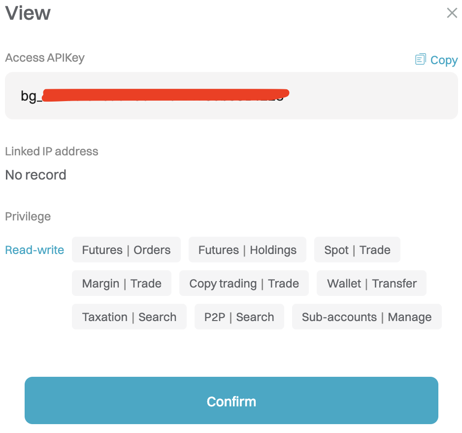 How to create an RSA key pair on Bitget EU