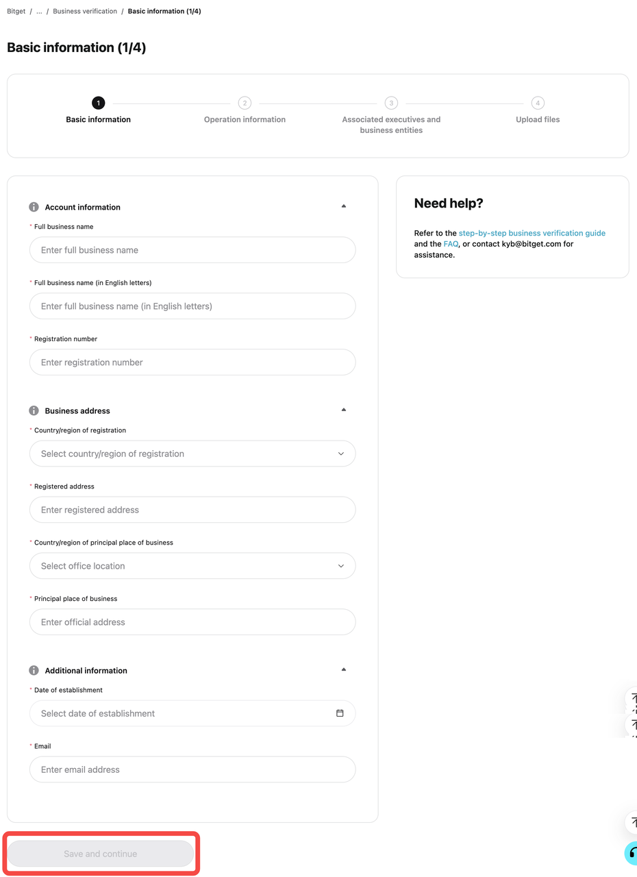 How to Complete KYB for My Bitget Account?