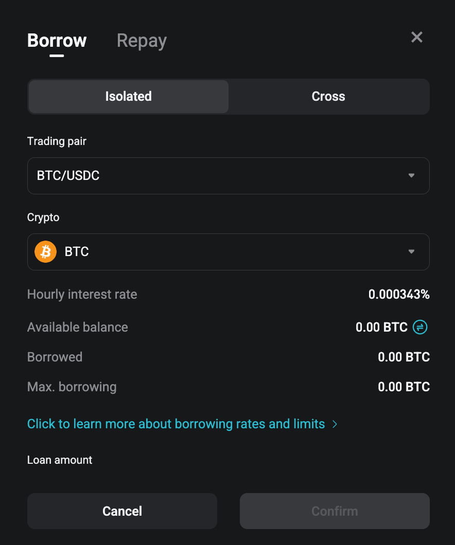 How to Borrow Funds Manually on Bitget EU Margin Trading?