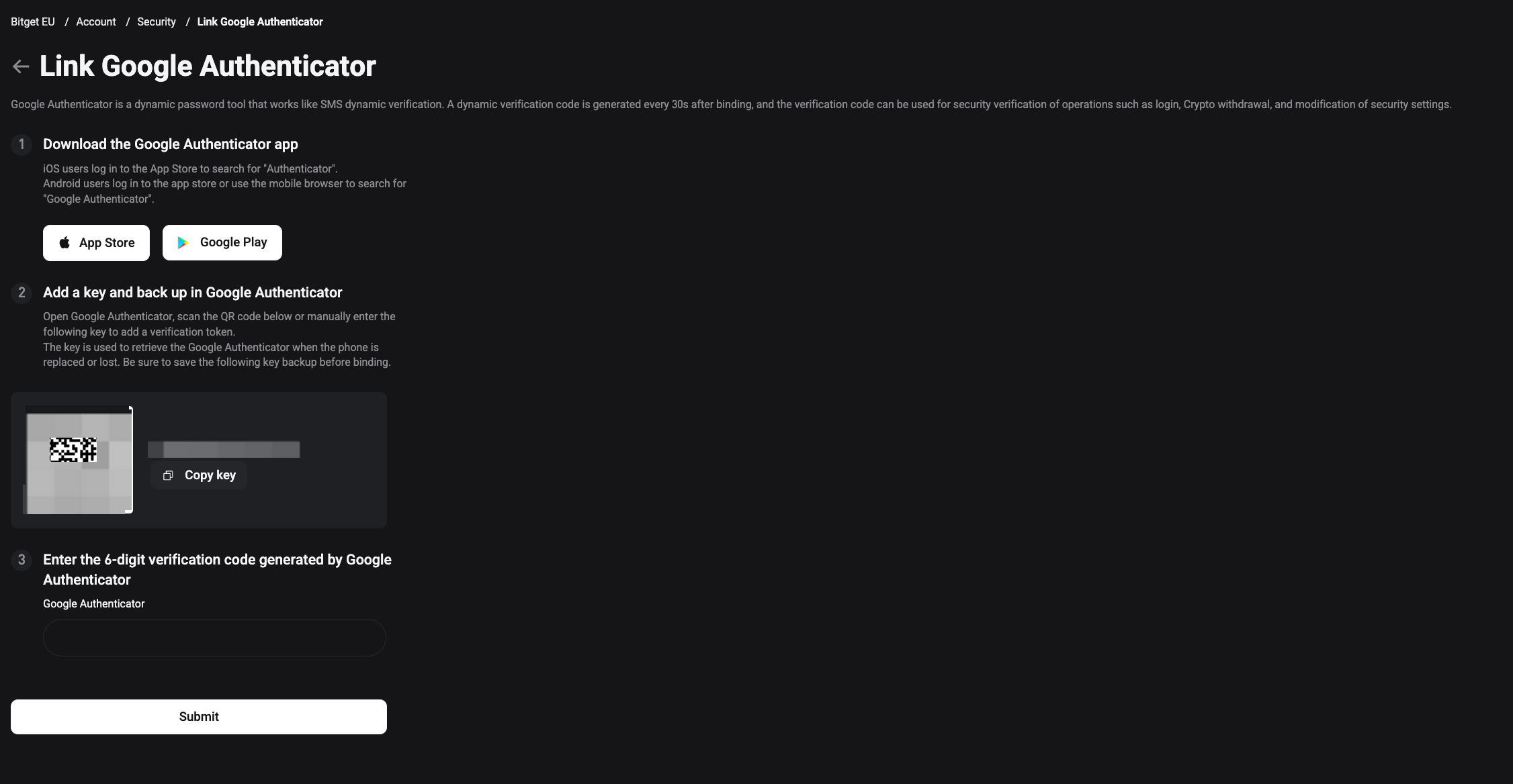 How to Enable Google Authenticator for My Bitget EU Account? - Website Guide