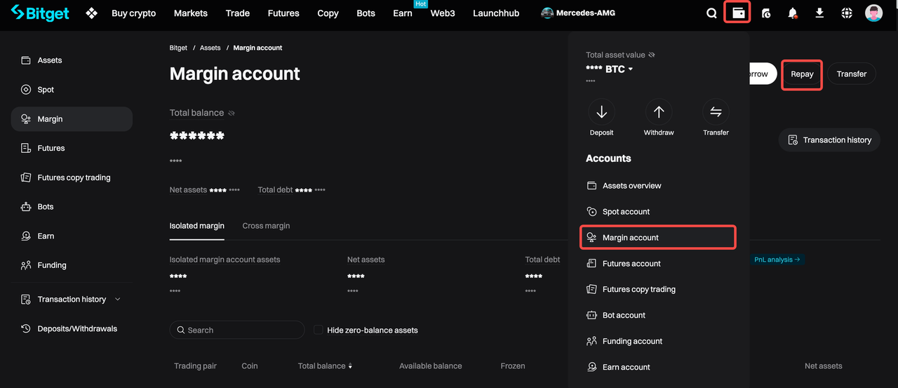 How to Perform Margin Trading on Bitget EU? - Website Guide