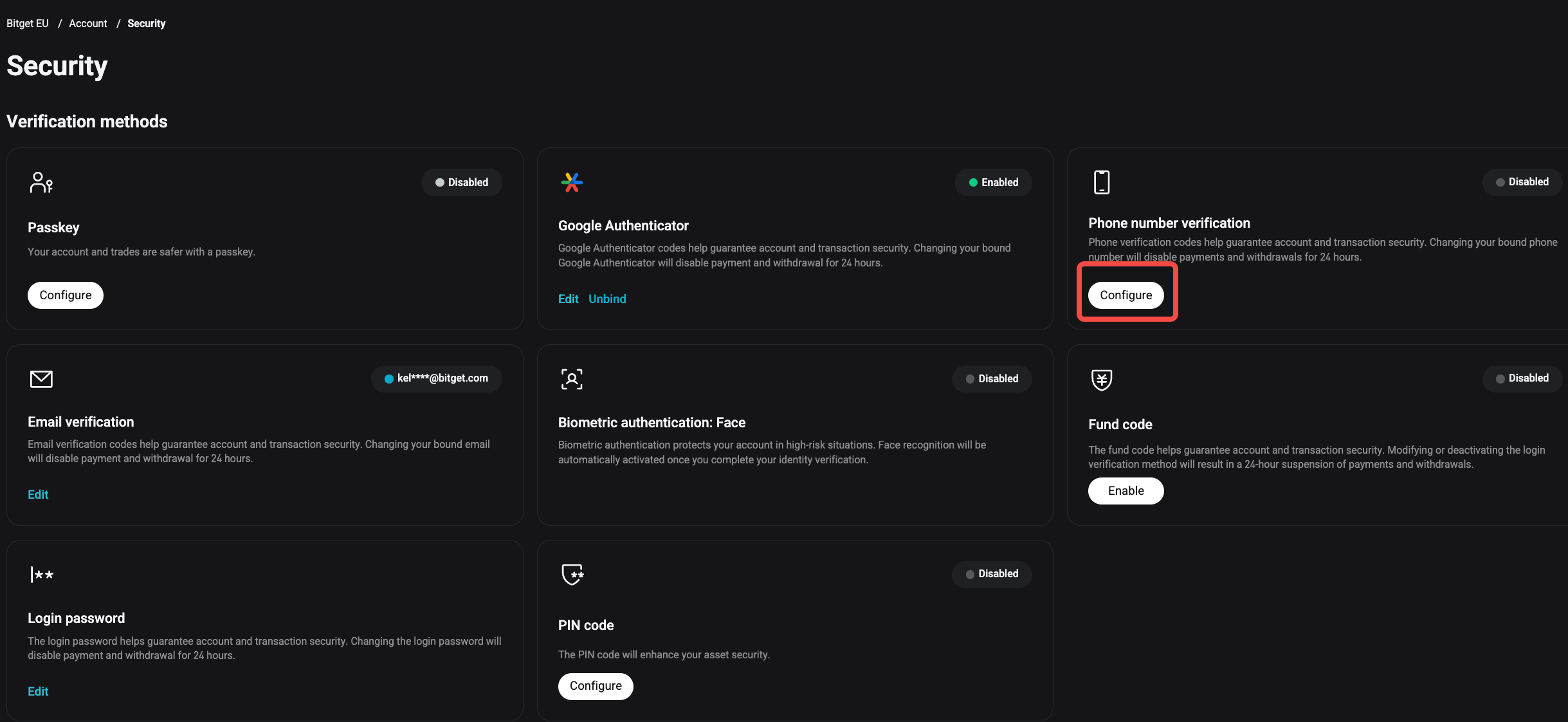 How to Bind a Phone Number to My Bitget EU Account? – Website Guide