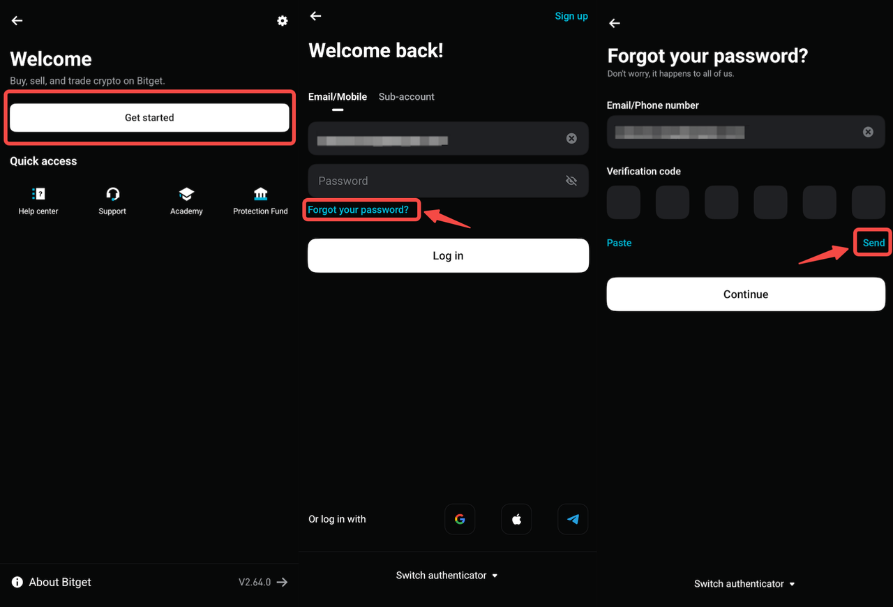 How to Reset My Bitget EU Account Password? - Mobile Guide
