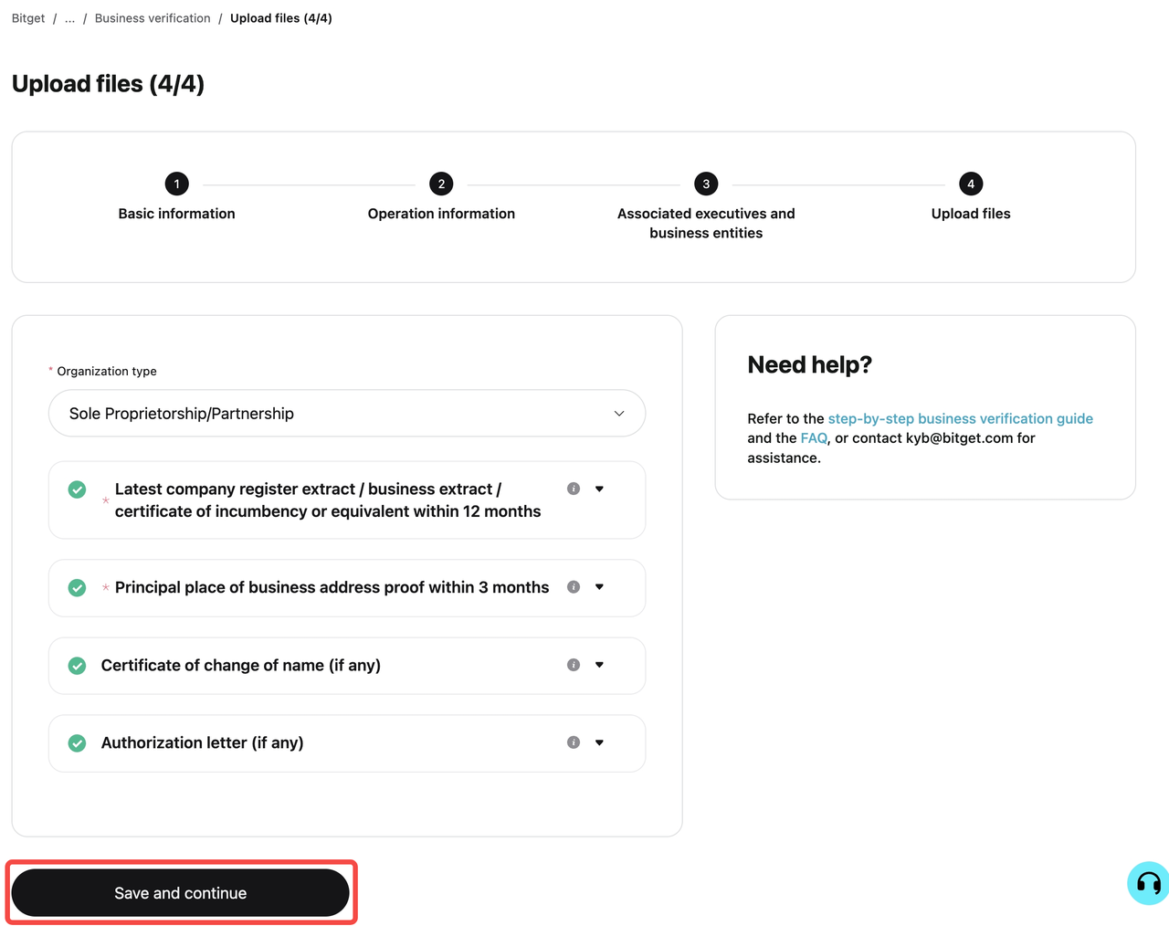 How to Complete KYB for My Bitget Account?