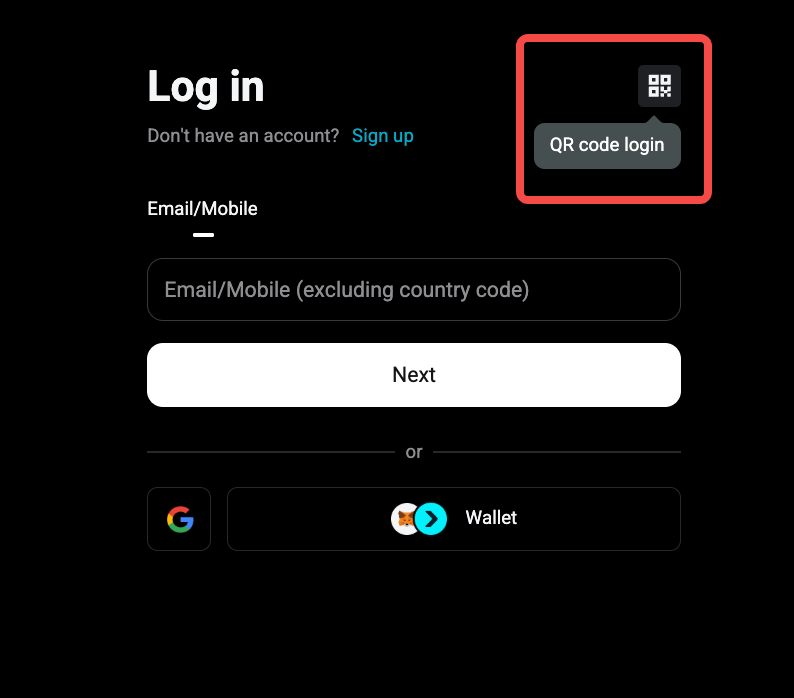 How to Log In Using QR Code on Bitget EU Website?
