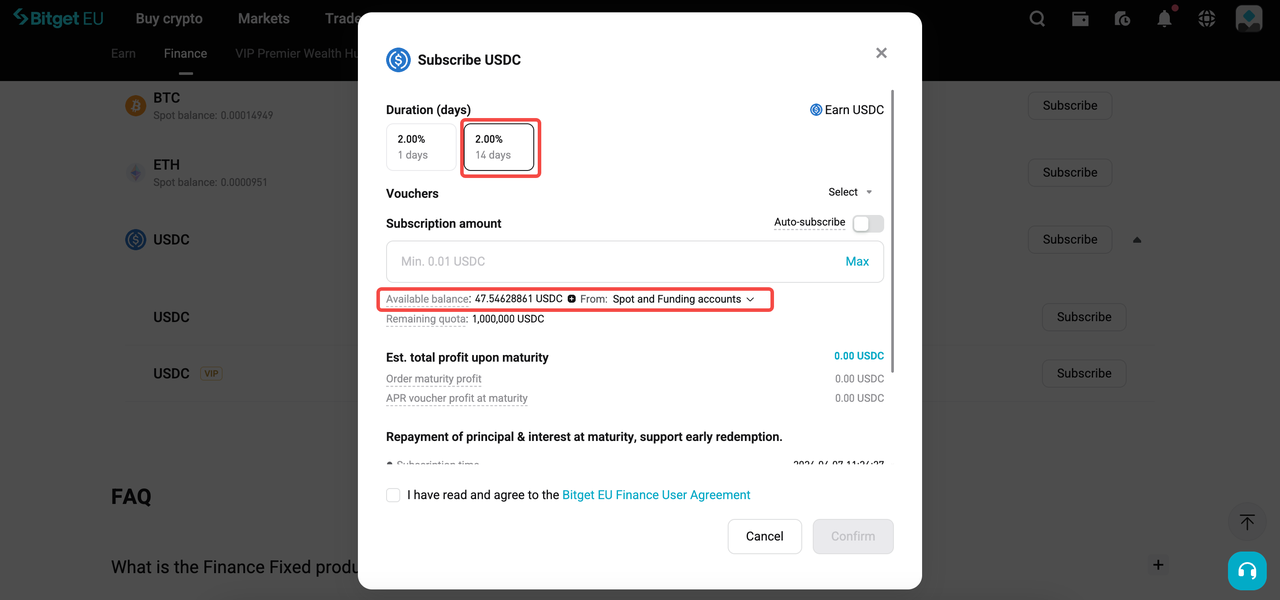 Introduction to Bitget EU Fixed Savings image 3