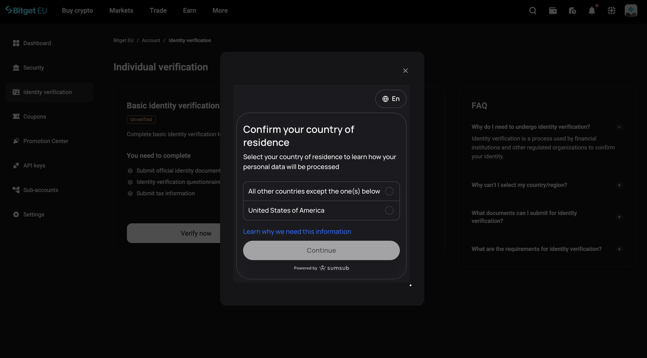 How to Complete KYC on Bitget EU: A Step-by-Step Guide for New Users image 4