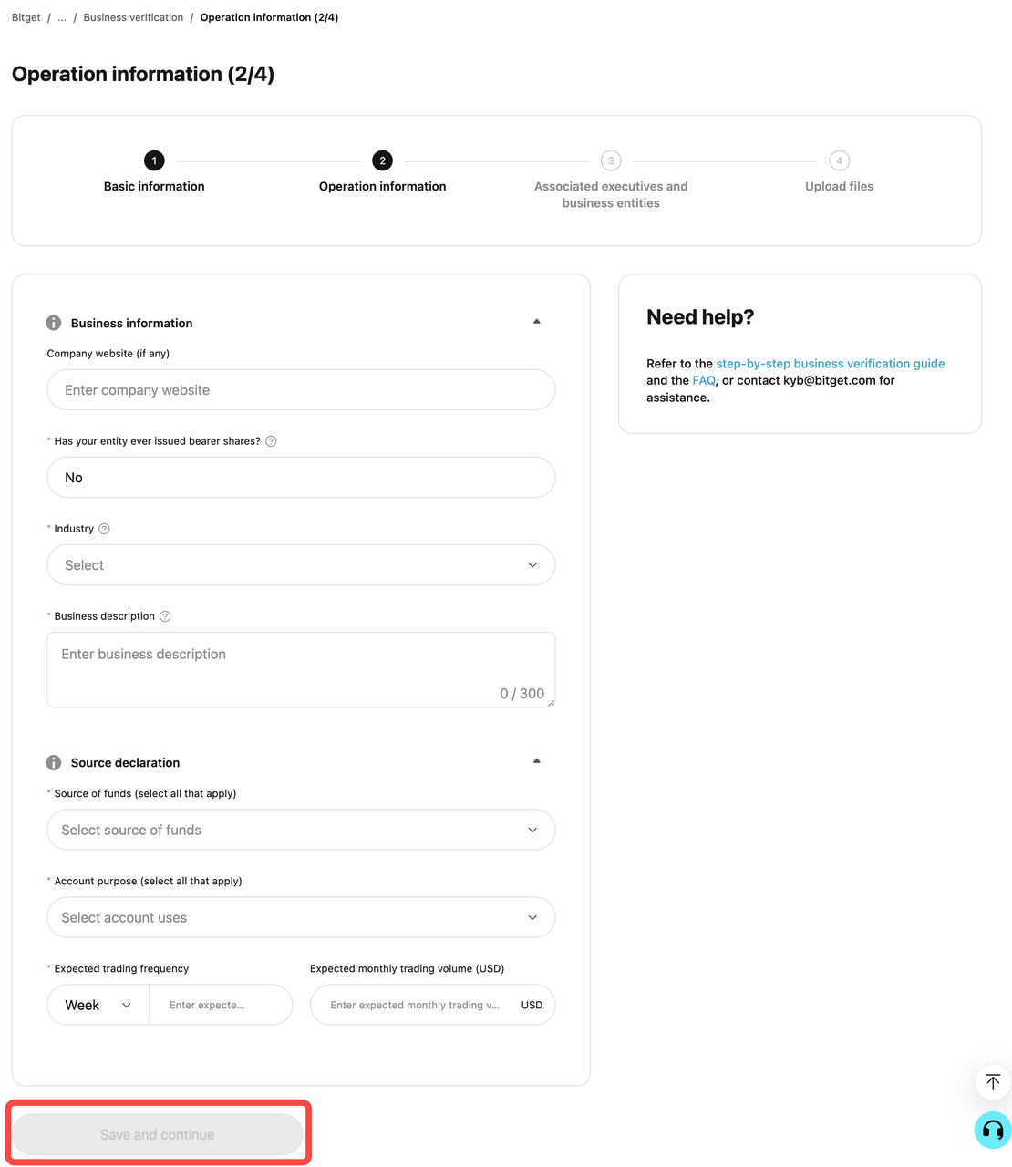 How to Complete KYB for My Bitget Account?