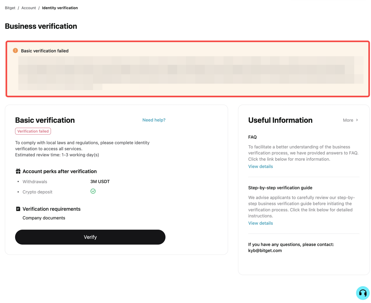 How to Complete KYB for My Bitget Account?