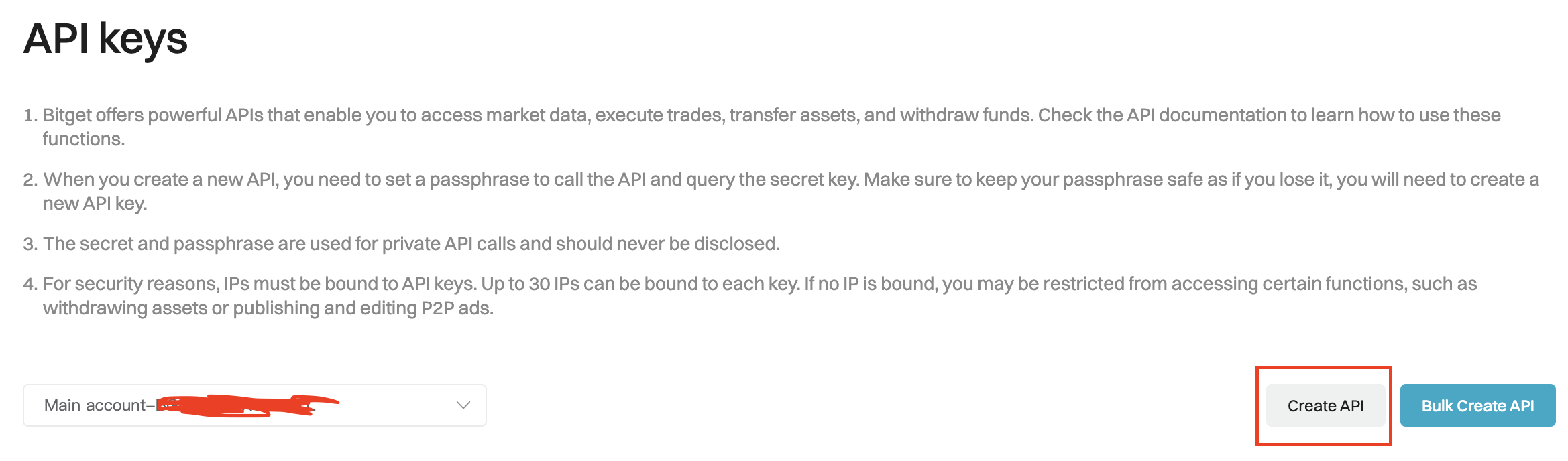 How to create an RSA key pair on Bitget EU