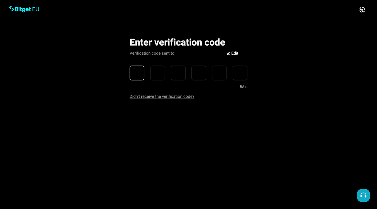 Bitget EU New User Registration Guide image 6